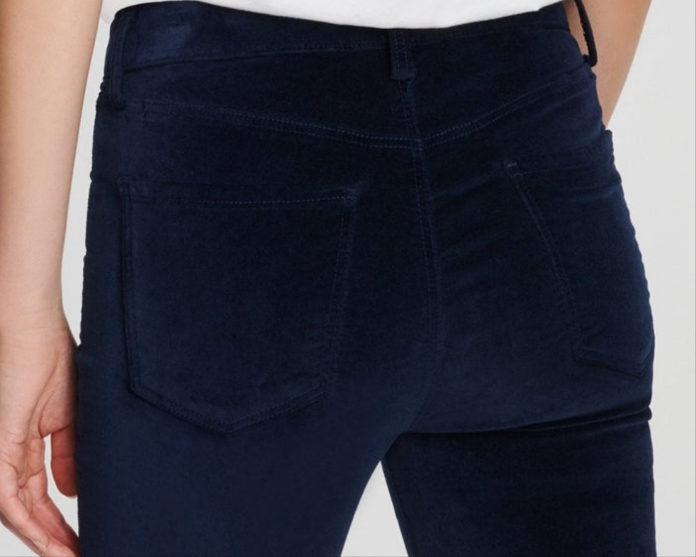 J Brand Maria High Rise Skinny Velvet Jeans - Night Out
