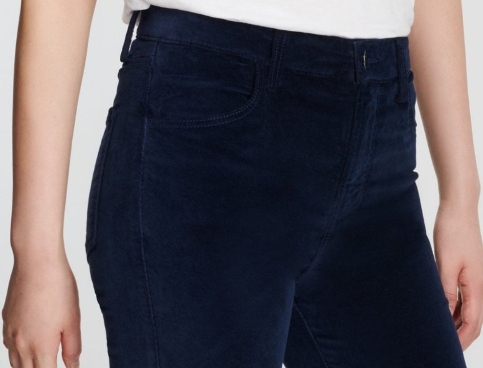 J Brand Maria High Rise Skinny Velvet Jeans - Night Out