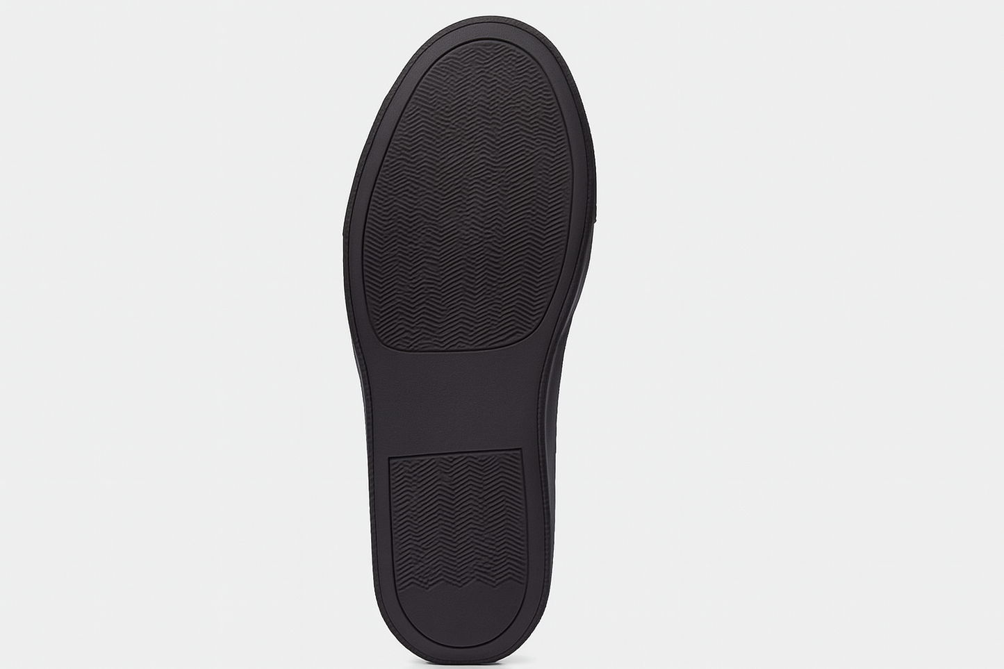 Clean black shoe sole without numbers