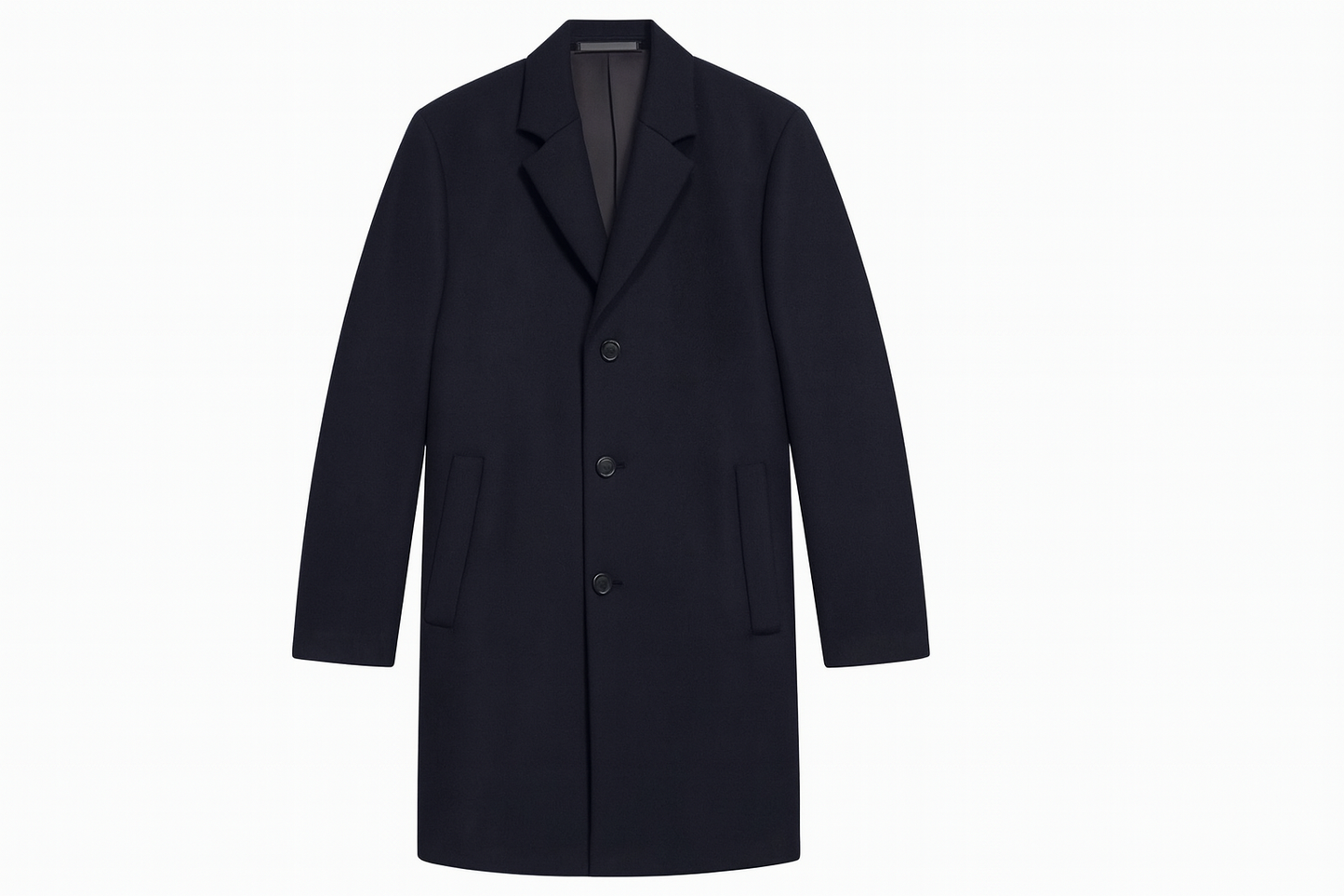 Clean coat product image without arrows