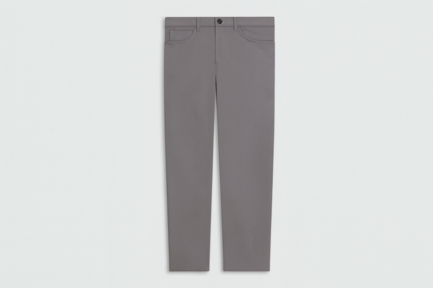 Gray chino pants product photo without navigation arrow