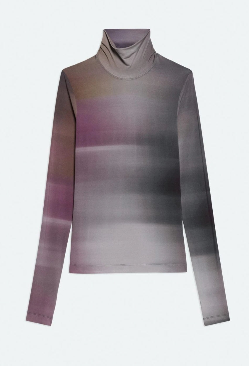 Helmut Lang Printed Turtleneck