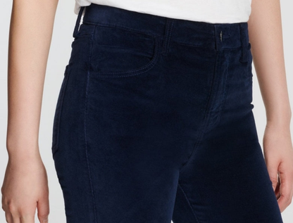 J Brand Maria High Rise Skinny Velvet Jeans - Night Out