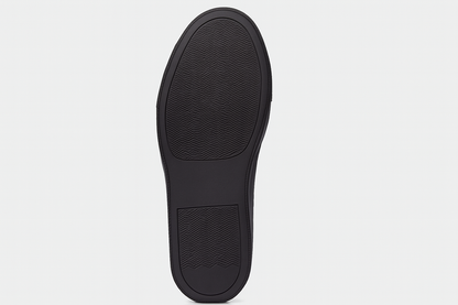 Clean black shoe sole without numbers