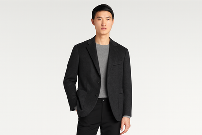 Clinton Wool & Cashmere Blazer - Asian Model