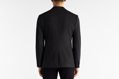 Clinton Wool & Cashmere Blazer - Back View Asian Model
