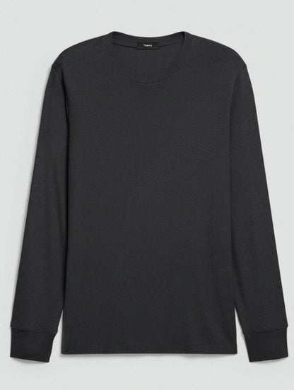 Theory Essential Long-Sleeve Tee in Anemone Modal Jersey