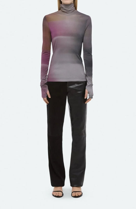 Helmut Lang Printed Turtleneck