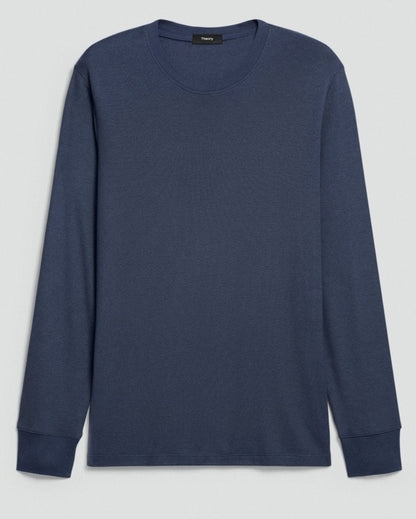 Theory Essential Long-Sleeve Tee in Anemone Modal Jersey