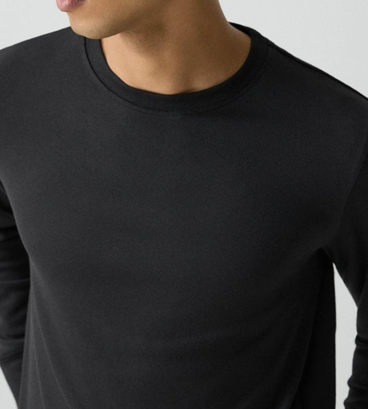 Theory Essential Long-Sleeve Tee in Anemone Modal Jersey
